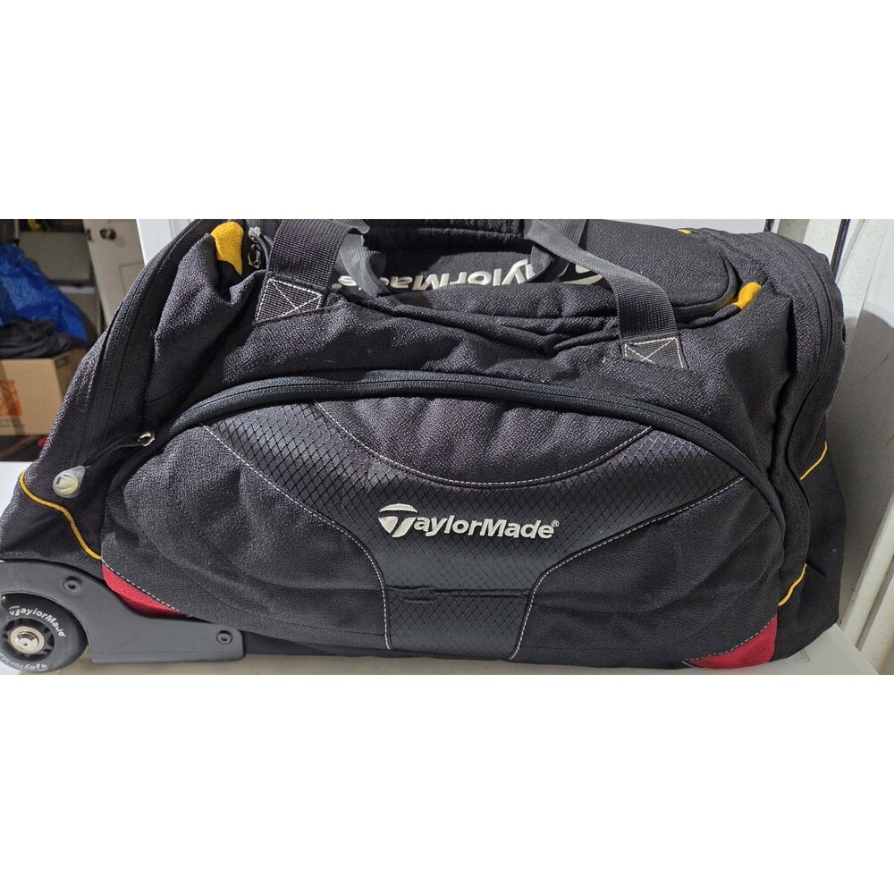 Taylormade Rolling Duffel Bag Black 26"